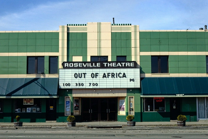 Roseville Theatre - John Margolies Photo From 1988 (newer photo)